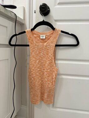 Abercrombie & Fitch Orange Marled Ribbed Tank